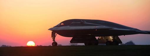 Stealth Bomber Flightline B2