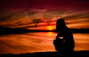 Sunset Landscape Sea
