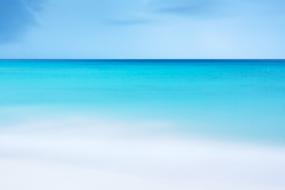Blue Summer Sea scene