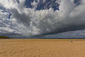 Beach Cloud Sand Sky