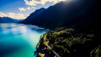 Brienz Lake Switzerland Sky