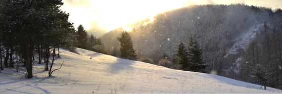 Winter Snow Mountains