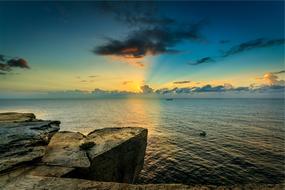 Sunset Dusk Beach horizon