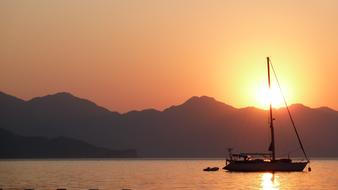 Turkey Sunset Turunc landscape