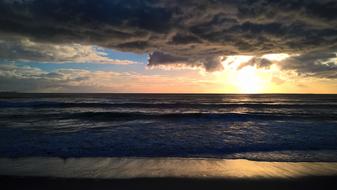 Sunset Abendstimmung Clouds