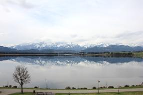 Lake Mountains Sky