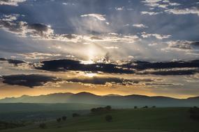Landscape Sunset Sun