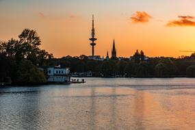 Alster Evening Sunset