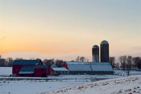 Snow Farm Sunset