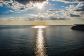 Path Of Light Sun Sea