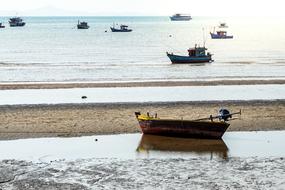 Boat Sea Sand