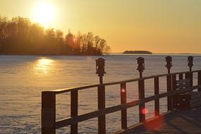 Sunset Dawn Body Of Water