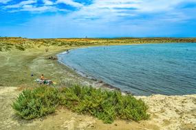 Cyprus Akrotiri Beach landscape