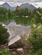 Mountain Lake Reflection Water