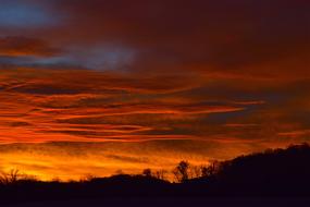 Sunrise Sky Silhouette