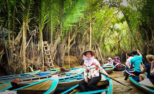 Boat River Vietnam Travel