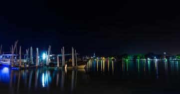 Sky City lights Panoramic view