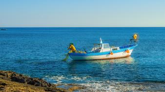 Cyprus Ayia Napa Fishing Boat