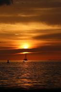 Sunset Dusk Water
