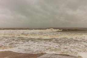 Beach North Sea at summer