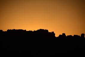 Sunrise Silhouette Arches National