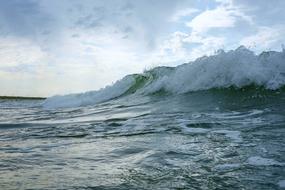 Clear Ocean Blue wave