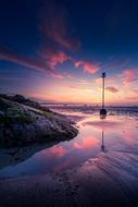 Coast at Sunrise Blue Hour