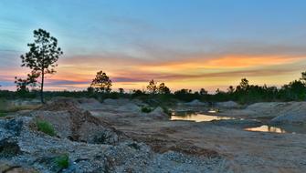 landscape of outdoors dusk
