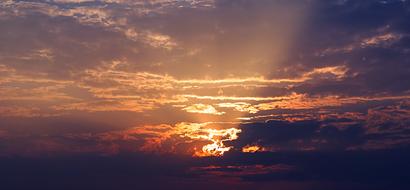 Sunset Sky Clouds