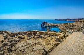 Lindos Rhodes Greece landscape