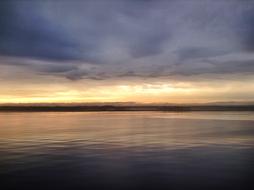 Sunset Ocean Water