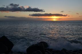 Sunset Dawn Sea sky
