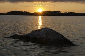 Nature Dusk Lake