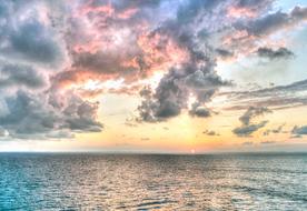 Sunset Sea Sky