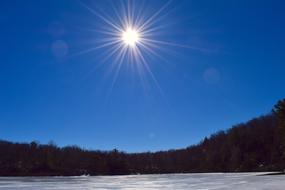 Sun Lake Sky