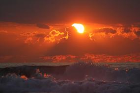 Sea Sunset Water