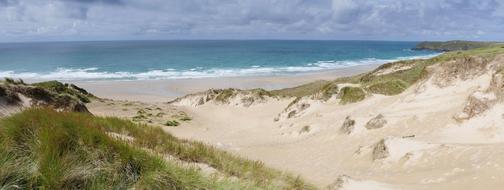 Penhale Sands Perranporth Cornwall