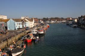 Fishing Village Boats harbor