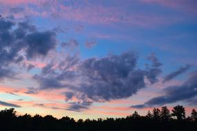 Sunset Sky Clouds