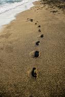 Footsteps Sea