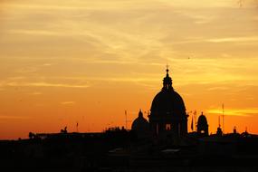 Sunset Italy Rome St Peter&#39;S