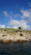 Islet Clouds Seaside