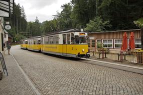 The Tram Bad Schandau in Spa Town