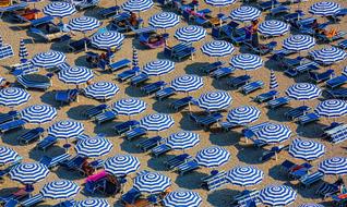 Blue Umbrella Outdoor