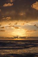 Sky Sunset light Sea