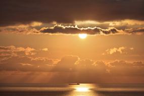 Dawn Sea Landscape The