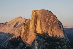 Landscape of rocky Mountain Nature