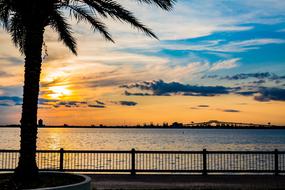 Sunset Water Summer