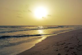 Beach Sunset Sea