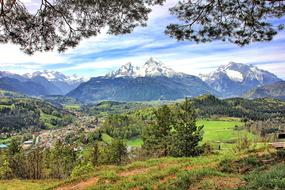 summer Nature Mountain Landscape